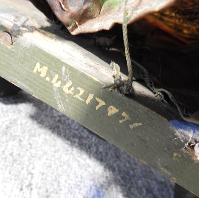 Lot 330 - A military model truck and vintage advertising tins