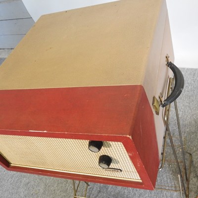 Lot 633 - A Murphy record player and case