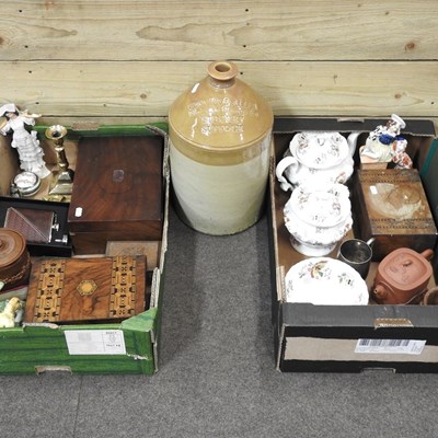 Lot 262 - China and boxes