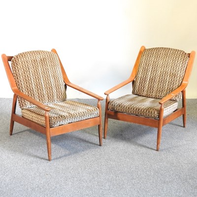 Lot 474 - A pair of armchairs