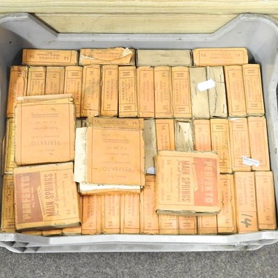 Lot 394 - A box of gramophone springs