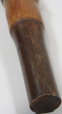 Lot 117 - A walking stick handle