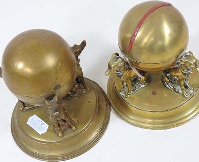 Lot 3 - A pair of inkwells