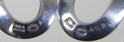 Lot 22 - A pair of Georg Jensen earrings