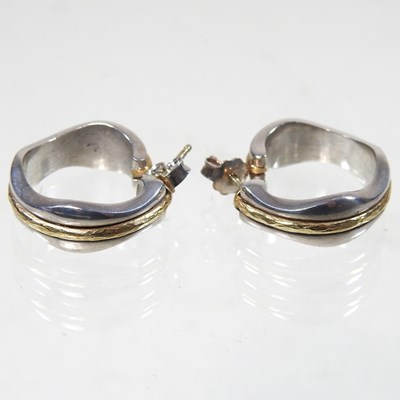 Lot 90 - A pair of Georg Jensen earrings