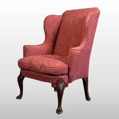 Lot 269 - A Queen Anne style armchair