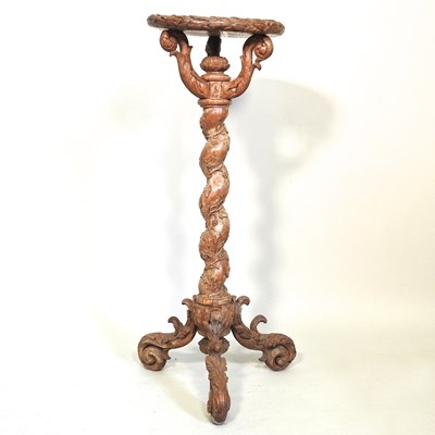 Lot 457 - An 18th century torchere