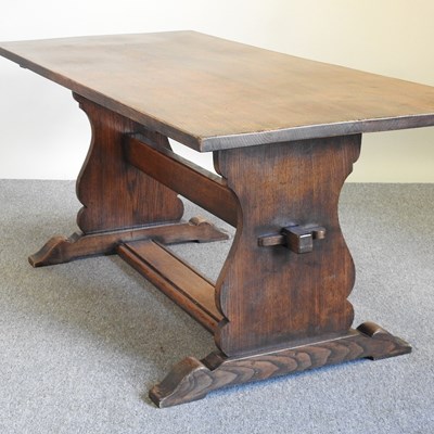 Lot 127 - A dining table