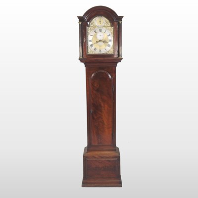 Lot 89 - A George III mahogany cased longcase clock