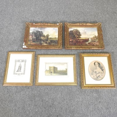 Lot 370 - Pictures and prints