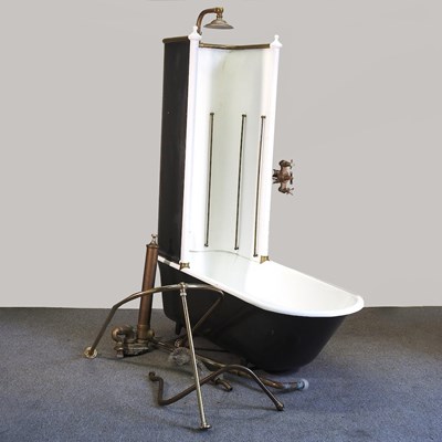 Lot 464 - A Victorian canopy bath