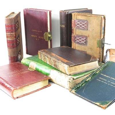 Lot 230 - A collection of late 19th century ledgers