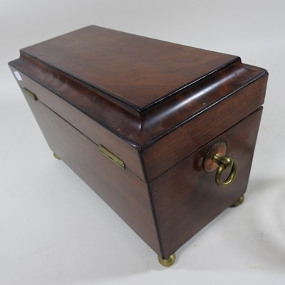 Lot 196 - A 19th century tea caddy