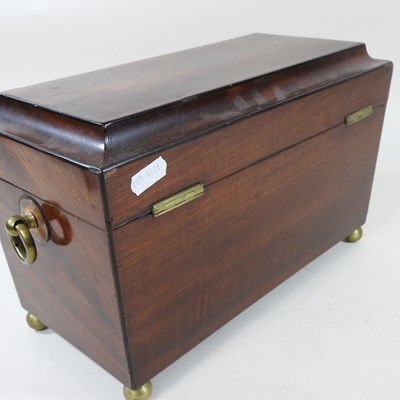 Lot 196 - A 19th century tea caddy