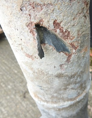 Lot 570 - A lead hopper
