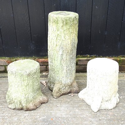 Lot 607 - Three pedestals