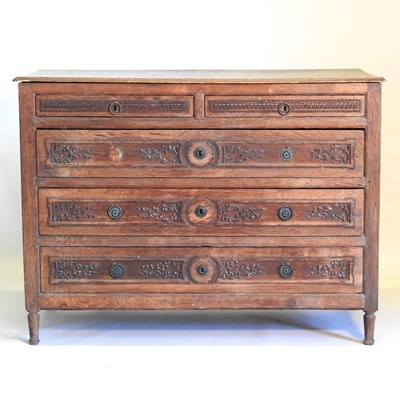 Lot 204 - A 19th century chest