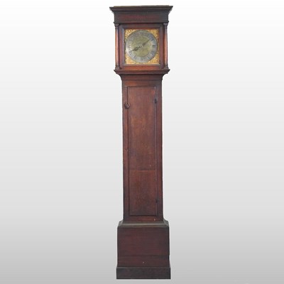 Lot 107 - An 18th century longcase clock