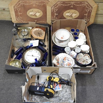 Lot 703 - Various china and clocks