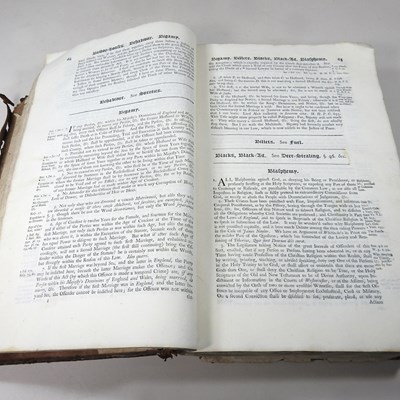 Lot 538 - An 18th century dictionary of law