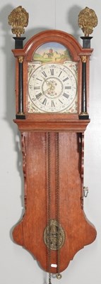 Lot 60 - A 19th century Dutch tail clock
