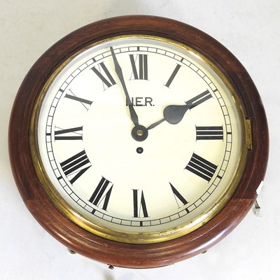 Lot 157 - A railway clock