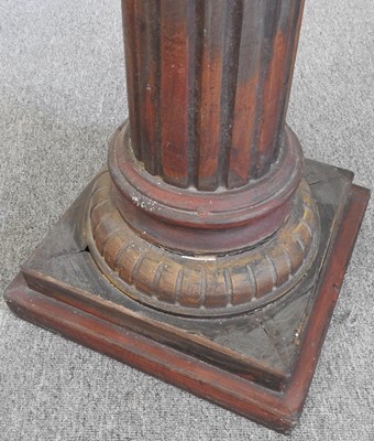 Lot 656 - A painted pedestal