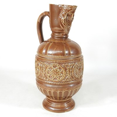 Lot 585 - A pottery jug