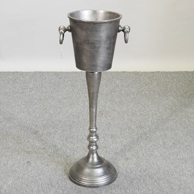 Lot 686 - A modern floor standing wine cooler