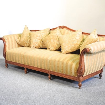 Lot 688 - A show frame sofa