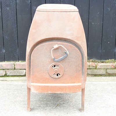 Lot 625 - A cast iron stove