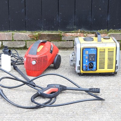 Lot 502 - A generator and a pressure washer