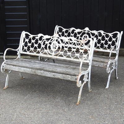Lot 82 - A pair of benches
