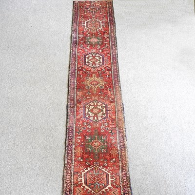 Lot 316 - A Persian runner