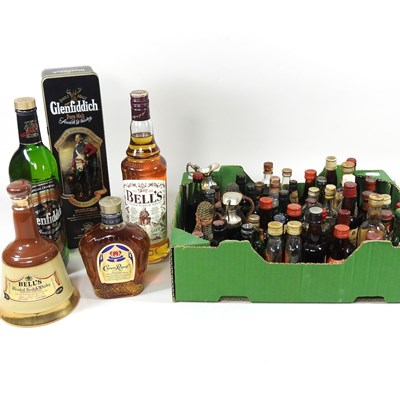 Lot 249 - A collection of whisky and spirits