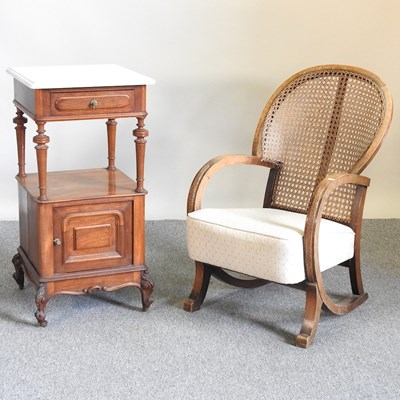 Lot 442 - A cabinet and chair