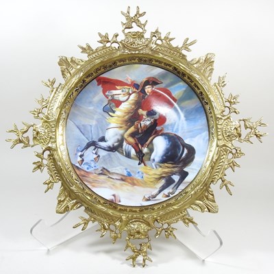 Lot 438 - A decorative plate