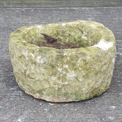 Lot 311 - A reconstituted stone garden planter