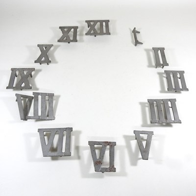 Lot 467 - A collection of metal letters