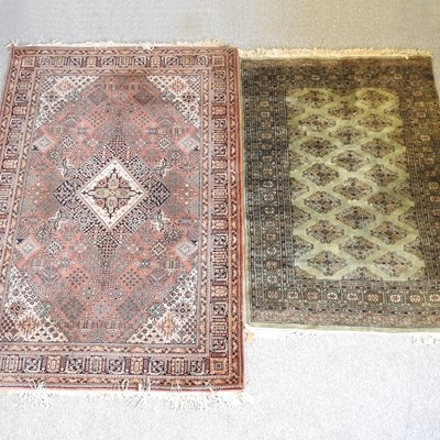 Lot 605 - A Persian rug and another