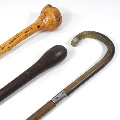 Lot 526 - Three walking sticks