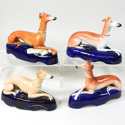 Lot 70 - Four Staffordshire greyhounds