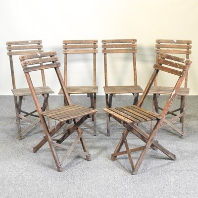 Lot 626 - A set of garden chairs