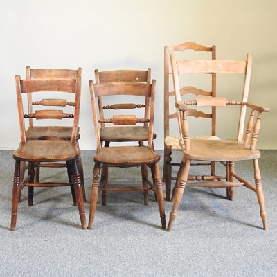 Lot 265 - Five dining chairs