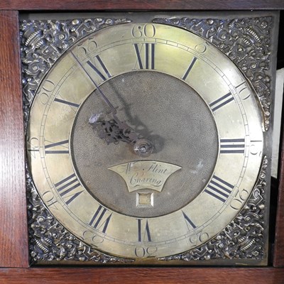 Lot 64 - An 18th century longcase clock