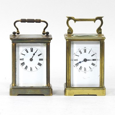 Lot 193 - Two carriage clocks