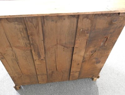 Lot 634 - An antique pine chest