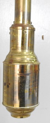 Lot 81 - A brass marine barometer