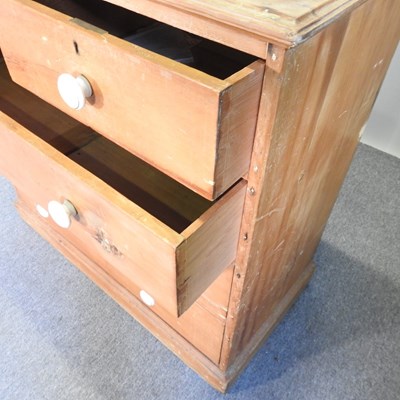 Lot 5 - A Victorian pine chest