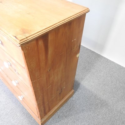 Lot 5 - A Victorian pine chest